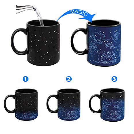 Constellation Heat Change Mug Add hot water to turn stars into ...